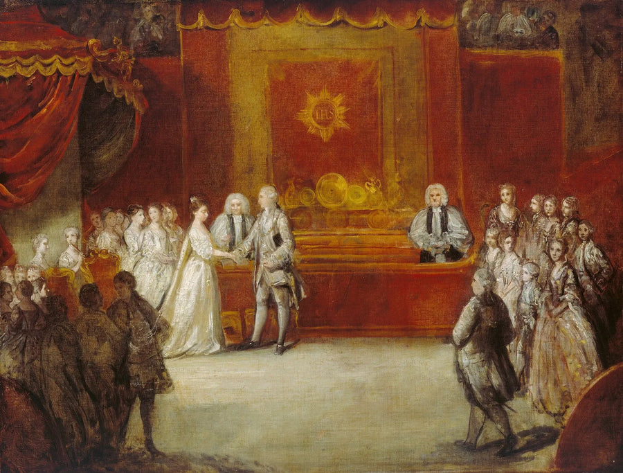 Małżeństwo Jerzego III - Joshua Reynolds
