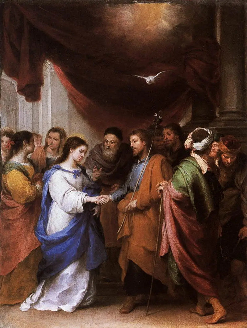 Zaślubiny Najświętszej Maryi Panny - Bartolomé Esteban Murillo