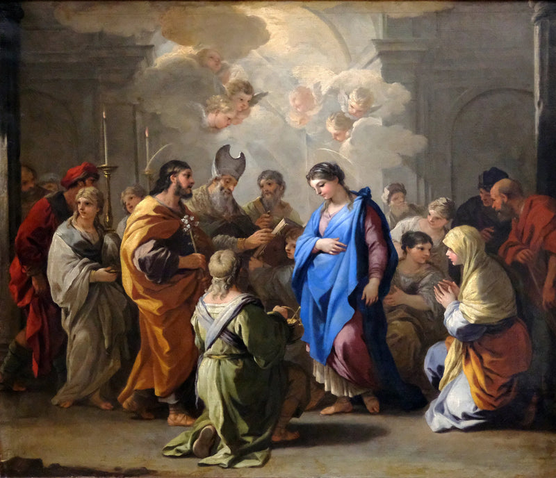 Wesele Najświętszej Maryi Panny - Luca Giordano