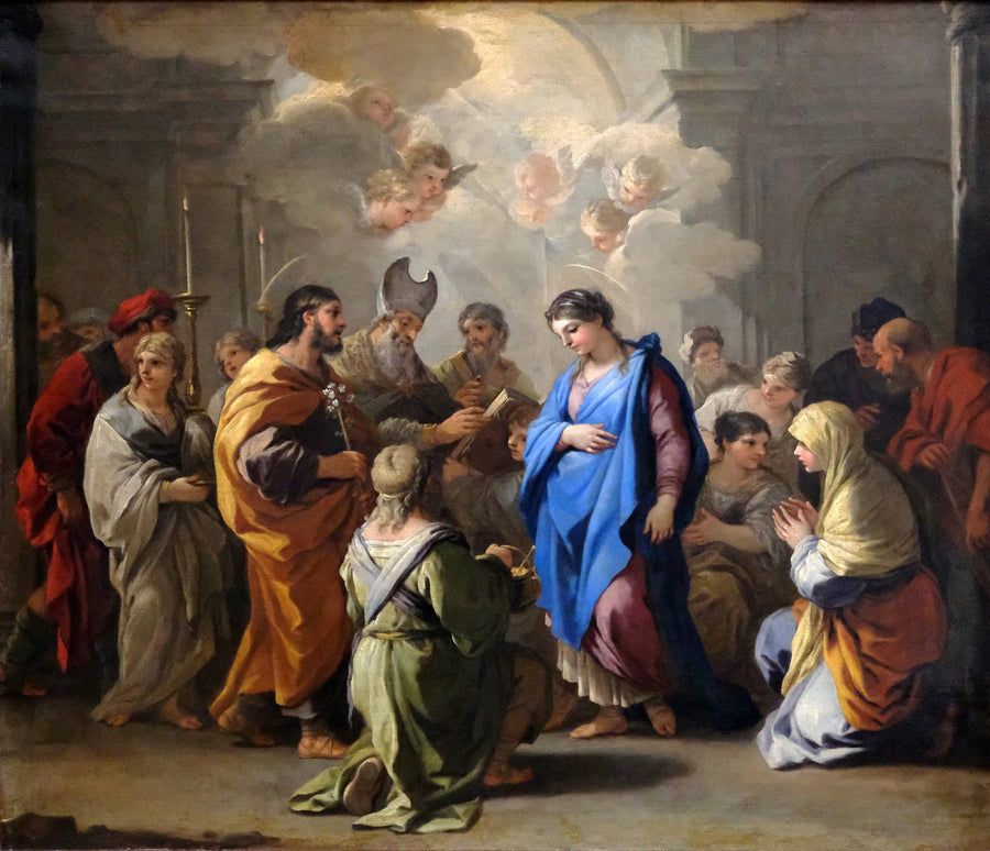 Wesele Najświętszej Maryi Panny - Luca Giordano