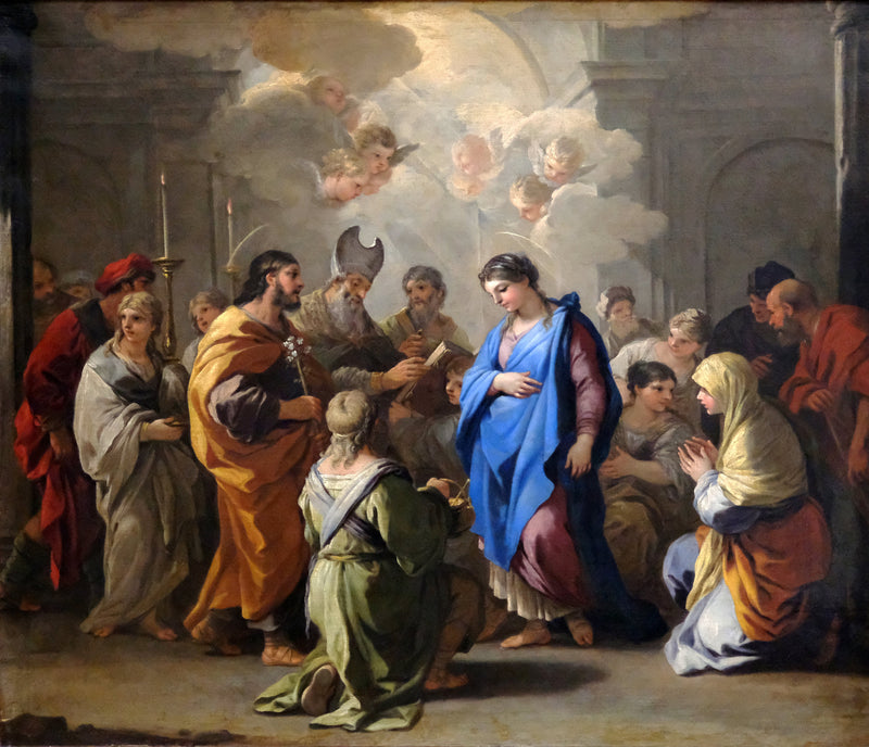 Wesele Najświętszej Maryi Panny - Luca Giordano