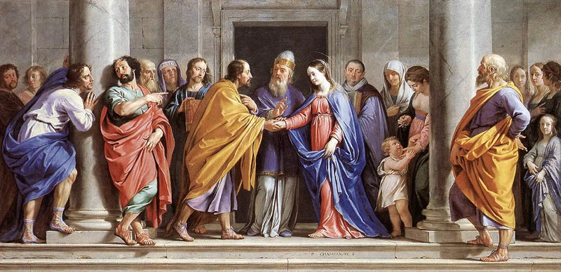 Zaślubiny Najświętszej Maryi Panny - Philippe de Champaigne