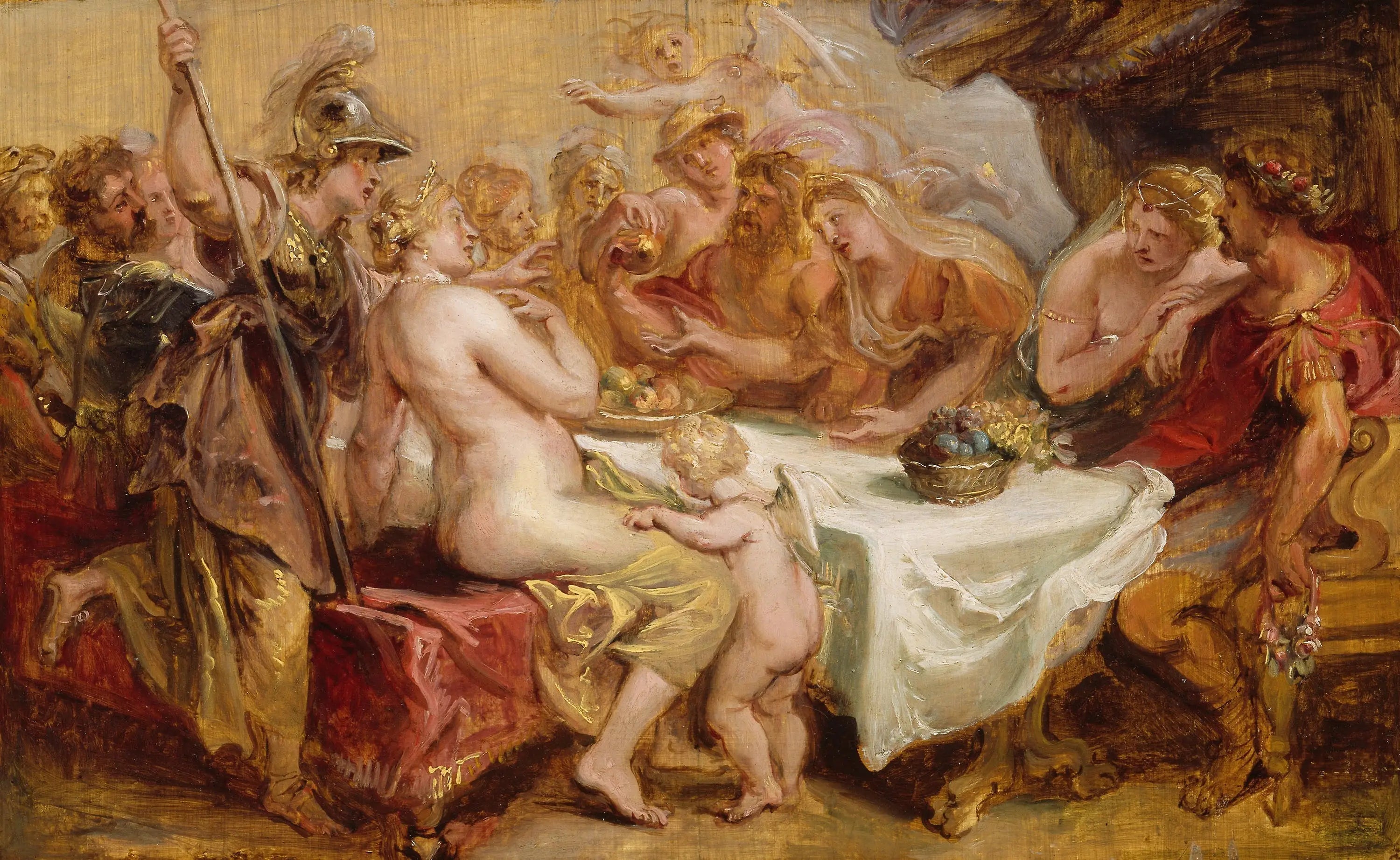 Le Mariage de Pelée et Thétis - Peter Paul Rubens image 1 reproduction artisanale de tableau