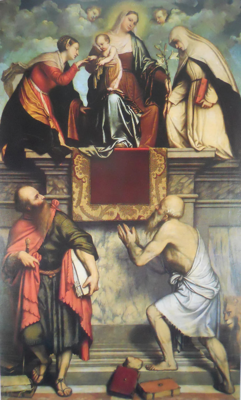 Mistyczne małżeństwo Świętej Katarzyny - Alessandro Bonvicino