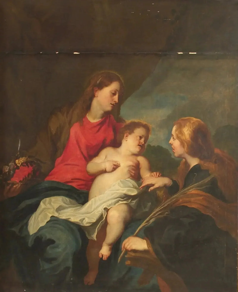 Mistyczne małżeństwo świętej Katarzyny Aleksandryjskiej - Antoine van Dyck
