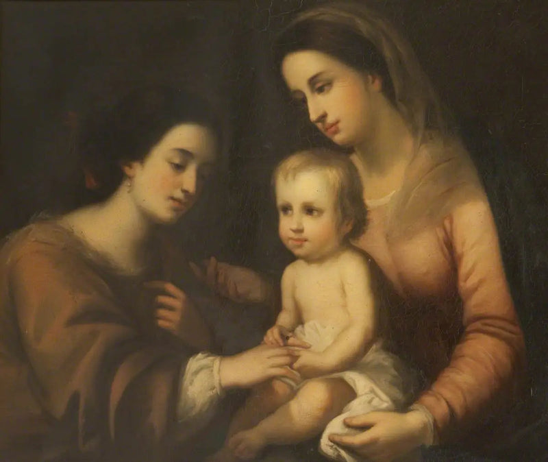 Mistyczne małżeństwo świętej Katarzyny Aleksandryjskiej - Bartolomé Esteban Murillo