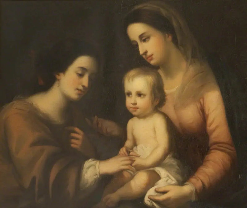 Mistyczne małżeństwo świętej Katarzyny Aleksandryjskiej - Bartolomé Esteban Murillo