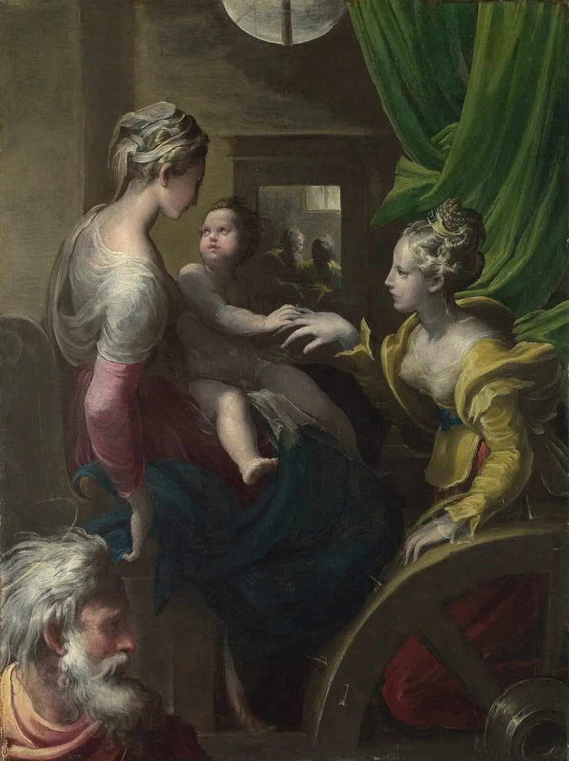 Mistyczne małżeństwo świętej Katarzyny - Parmigianino