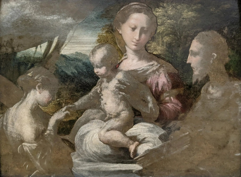 Mistyczne zaślubiny Świętej Katarzyny - Parmigianino