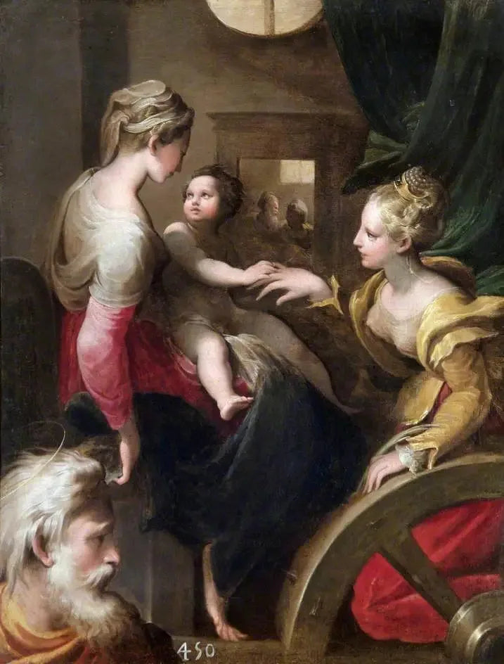 Mistyczne małżeństwo świętej Katarzyny - Parmigianino