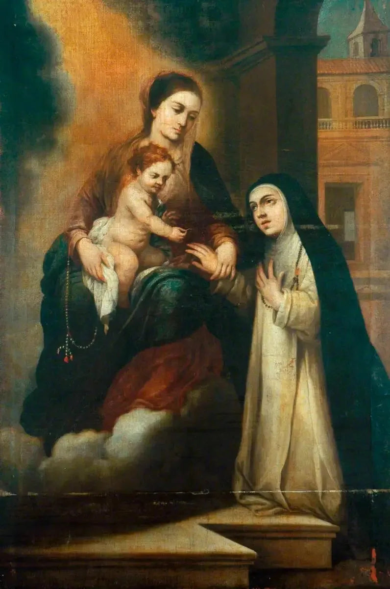 Mistyczne małżeństwo świętej Katarzyny Sieneńskiej - Bartolomé Esteban Murillo