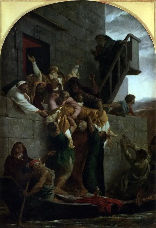 Chrześcijański męczennik zszedł do łódki - Alexandre Cabanel