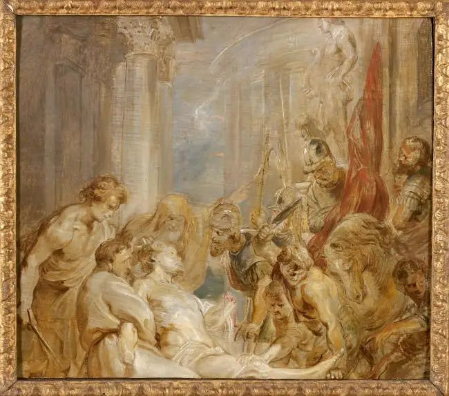 Męczeństwo świętego Adriana, około 1615-1621 - Peter Paul Rubens