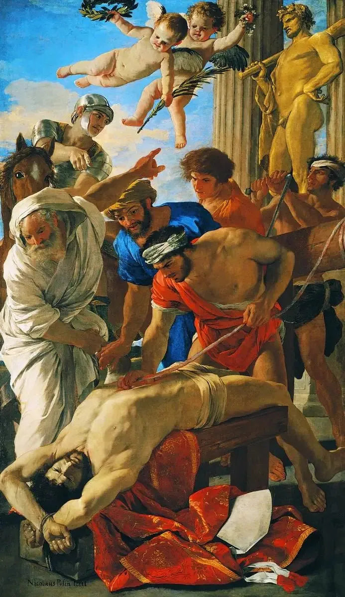 Męka świętego Erazma - Nicolas Poussin