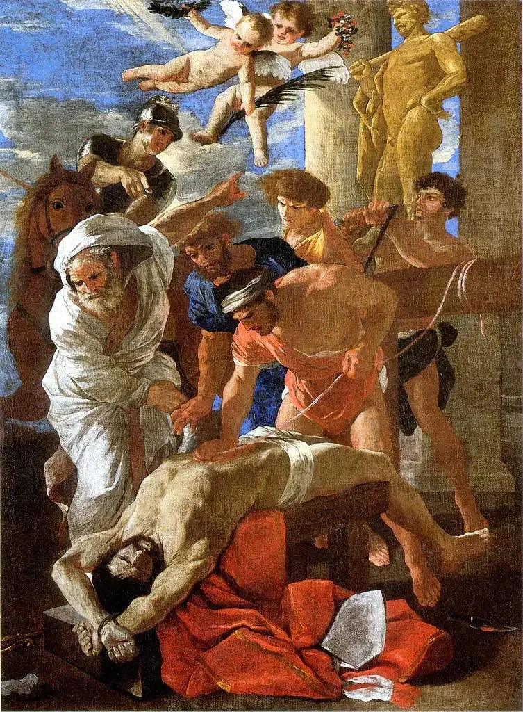 Męka świętego Erazma - Nicolas Poussin