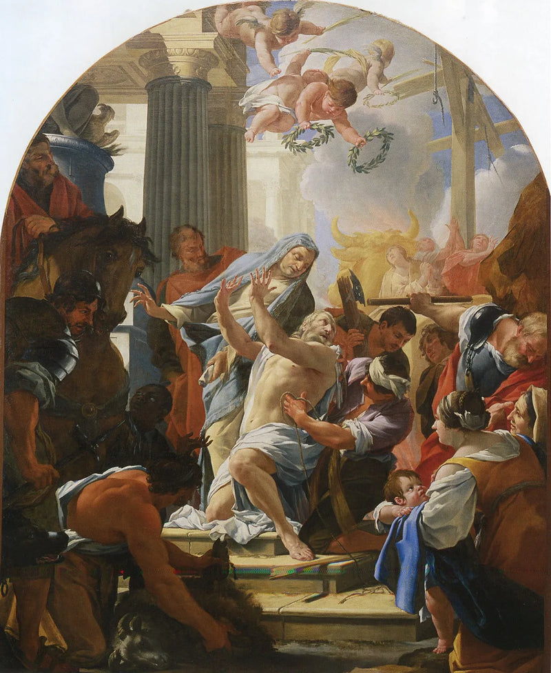 Męczeństwo świętego Eustachego - Simon Vouet