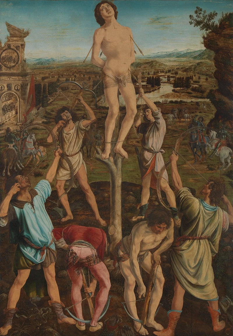 Męczeństwo świętego Sebastiana - Antonio Pollaiuolo