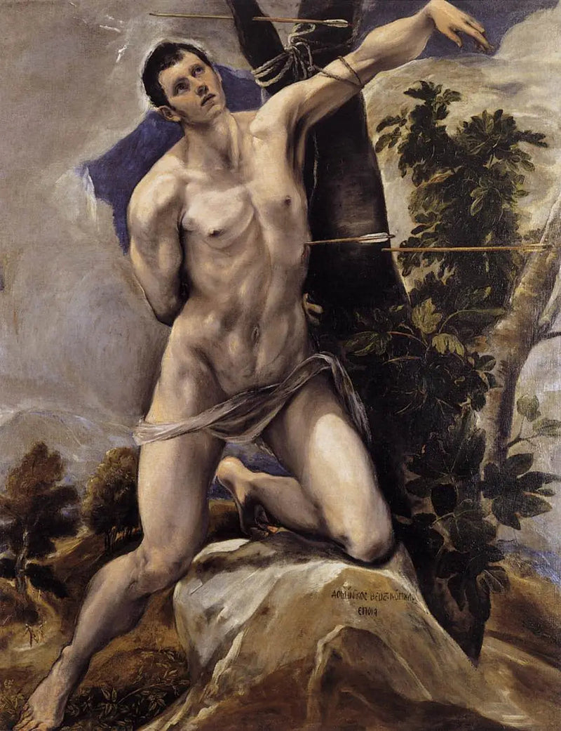 Męczeństwo Świętego Sebastiana - El Greco