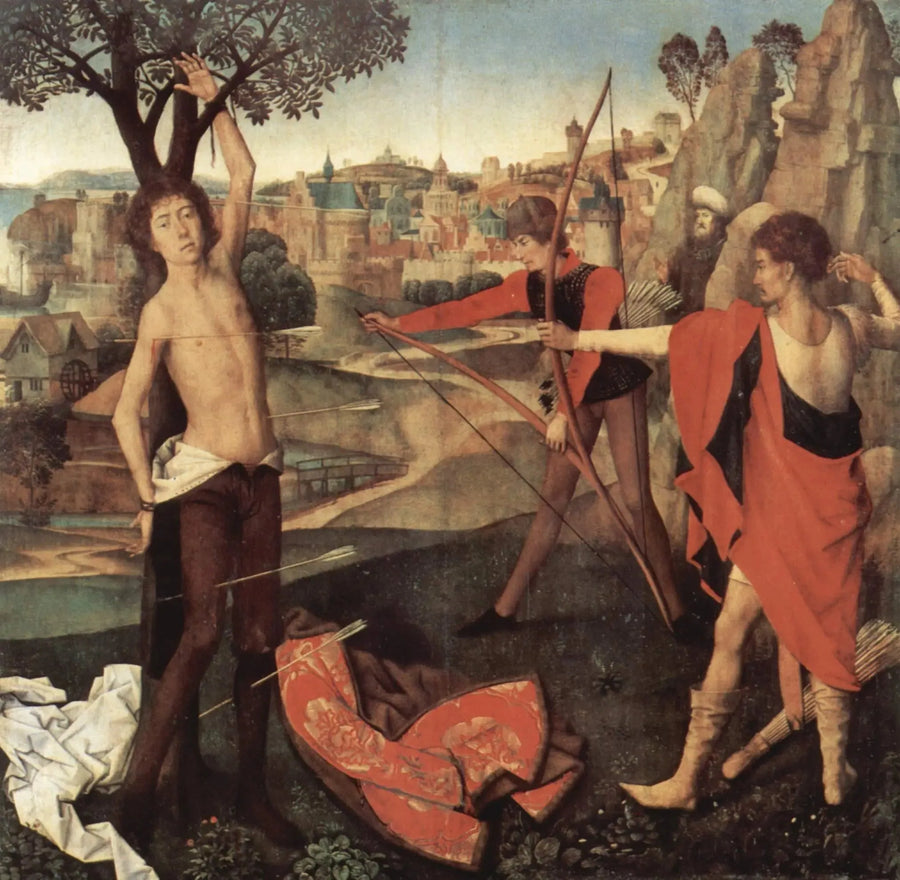 Męka świętego Sebastiana - Hans Memling