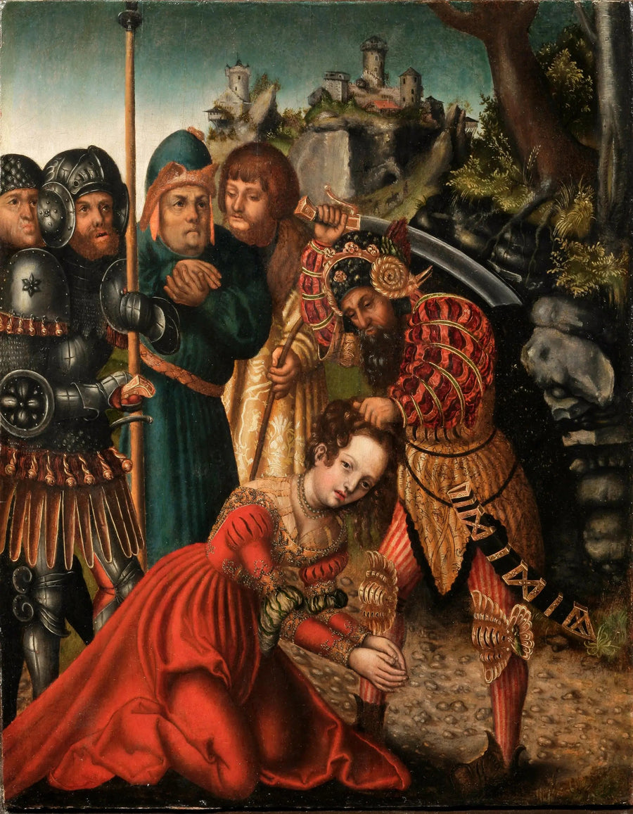 Męka świętej Barbary - Lucas Cranach Starszy