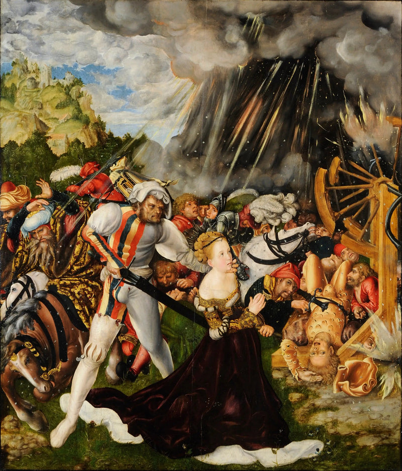 Męka świętej Katarzyny - Lucas Cranach Starszy