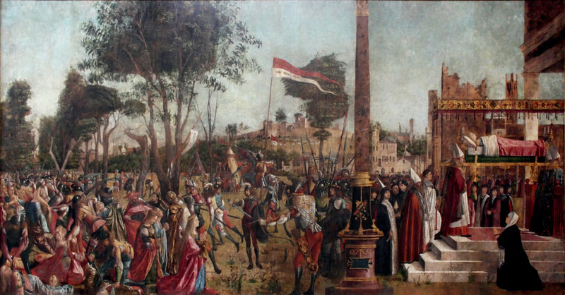 Męka pielgrzymów i pogrzeb świętej Urszuli - Vittore Carpaccio