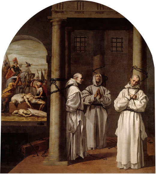 Le martyre des prieurs des chartreuses anglaises de Londres, Nottingham et Axholme - Vincenzo Carducci