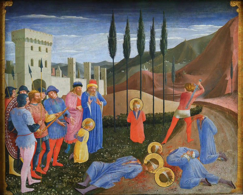 Męczeństwo świętych Kosmy i Damiana - Fra Angelico