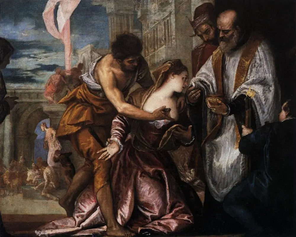 Le Martyre et la dernière communion de Sainte Lucie - Paul Véronèse - Alpha Reproduction