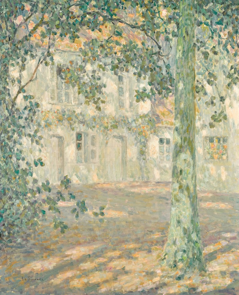 Poranek, Gerberoy - Henri Le Sidaner