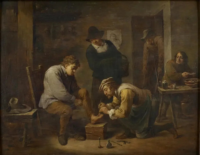 Lekarz stóp - David Teniers Młodszy