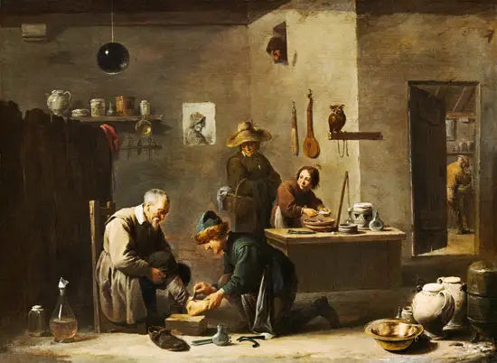 Lekarz z wioski - David Teniers Młodszy