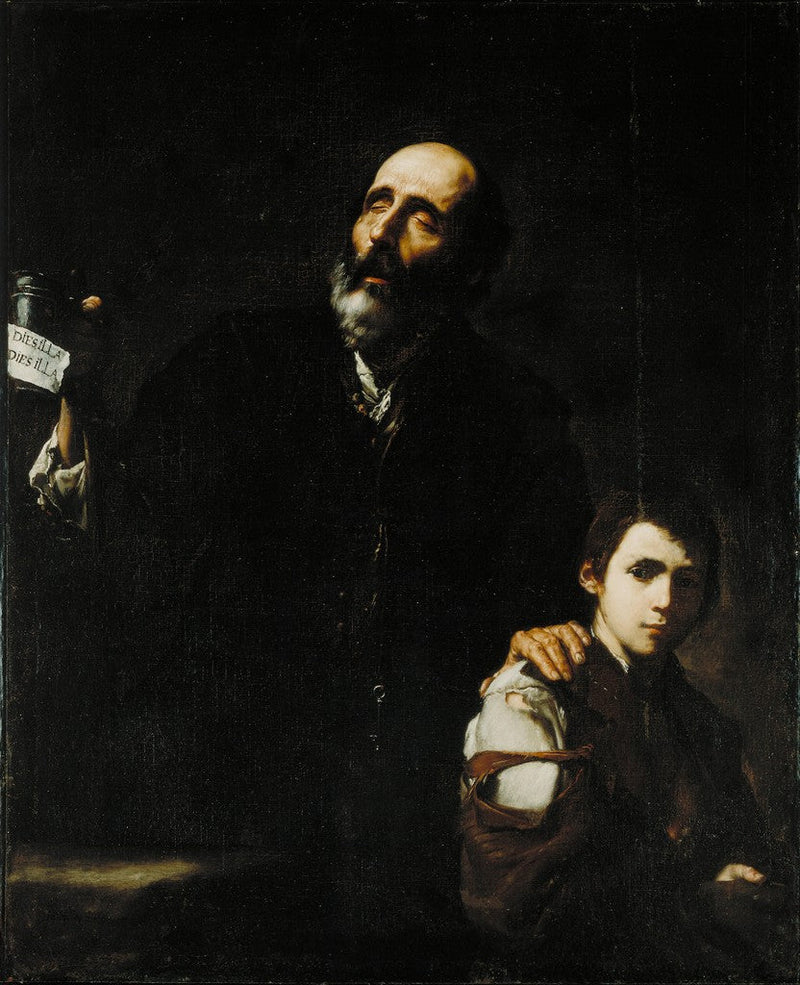 Biedak niewidomy i jego chłopak - Jusepe de Ribera