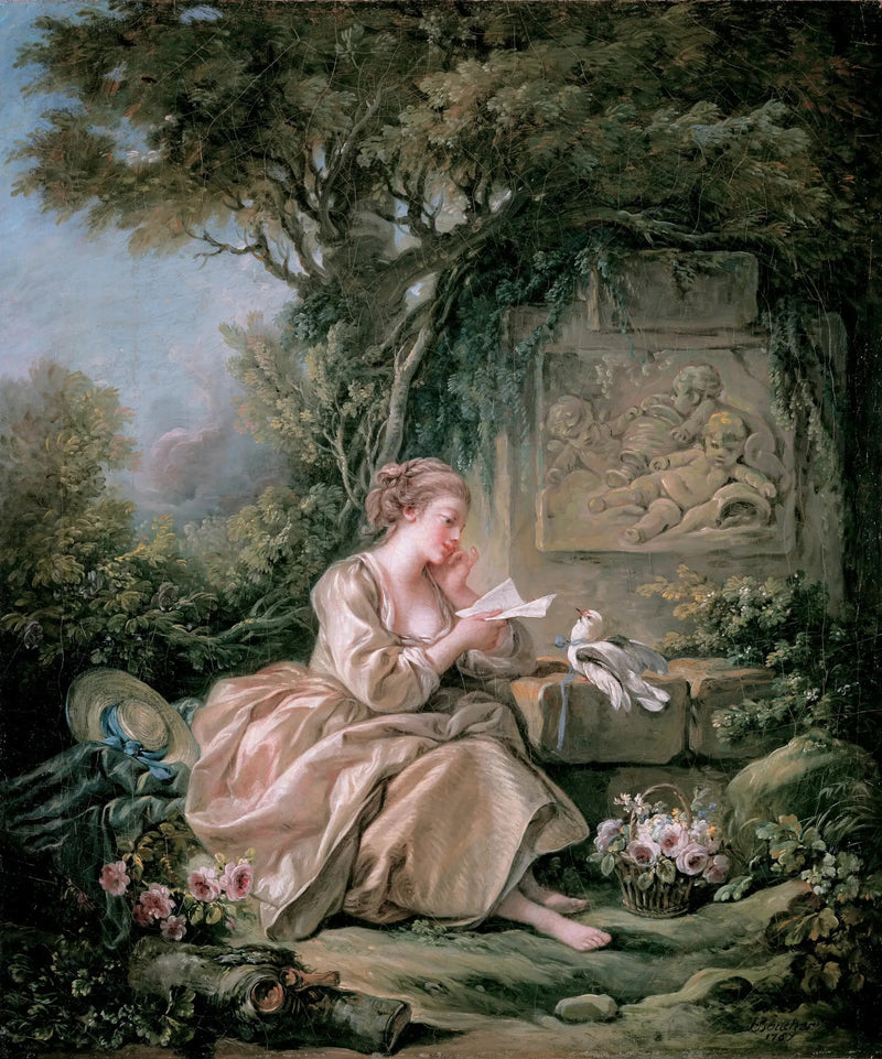 Dyskretny posłaniec - François Boucher