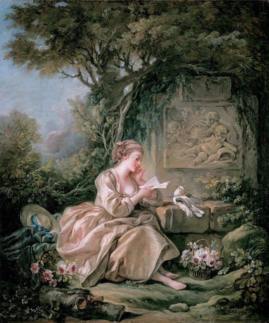 Dyskretny posłaniec - François Boucher