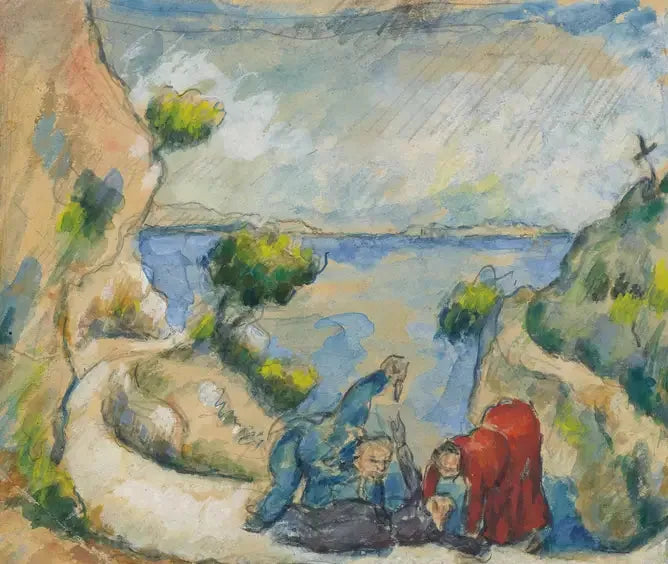 Zabójstwo w wąwozie - Paul Cézanne