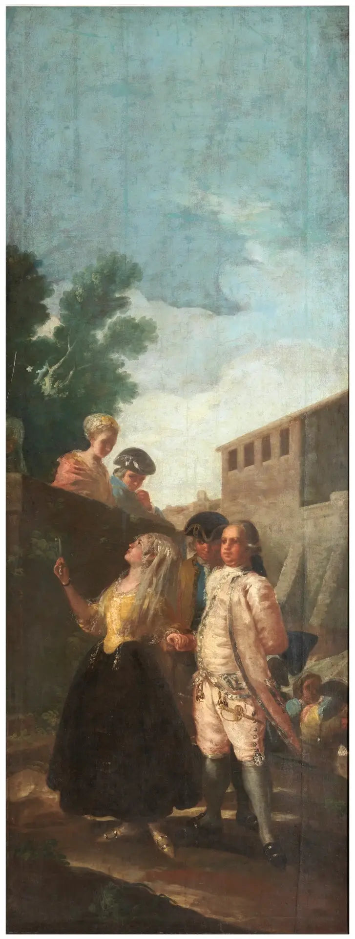 Żołnierz i dama - Francisco de Goya