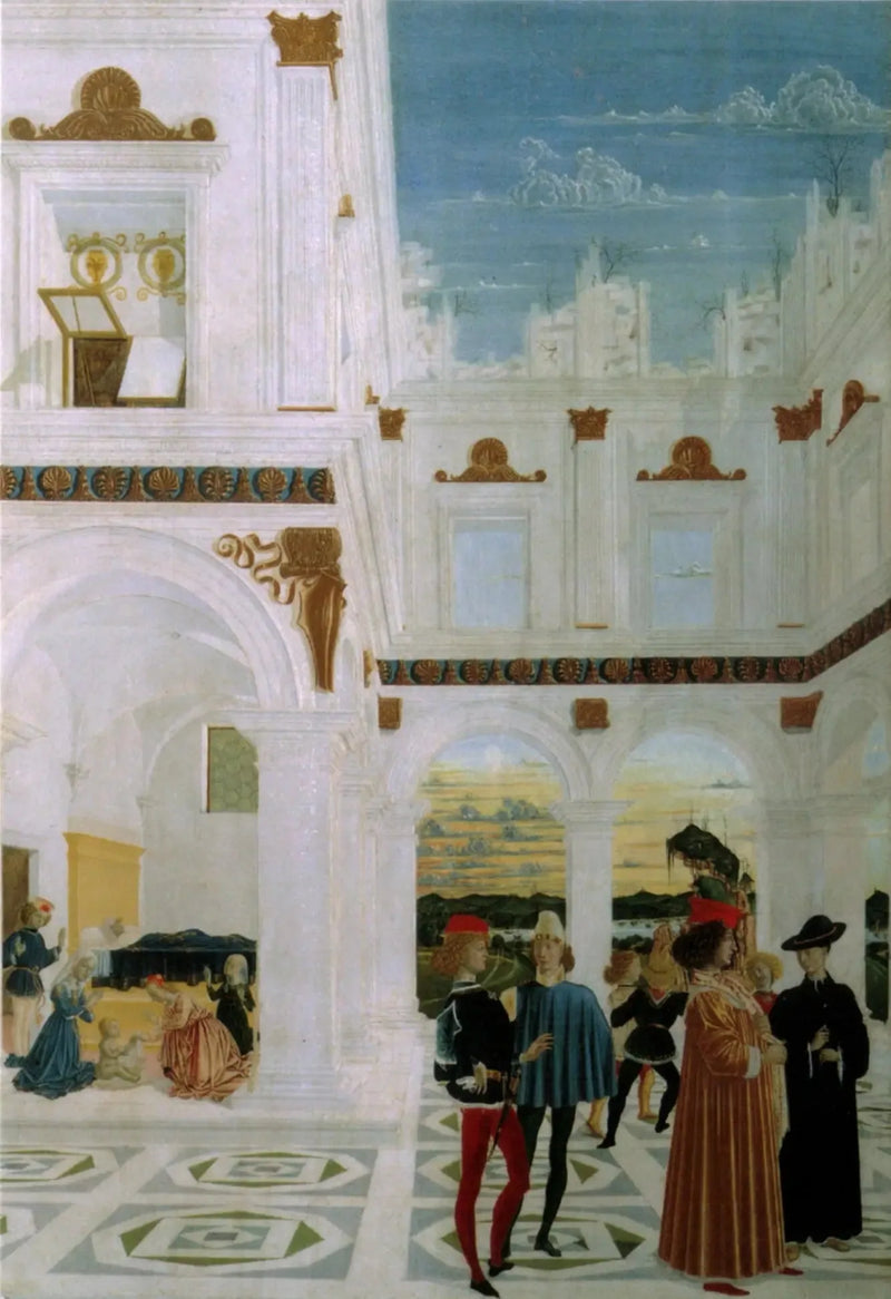 Cud martwego niemowlęcia - Pietro Perugino