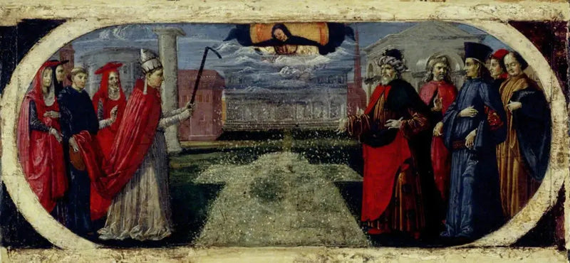Cud śniegu - Pietro Perugino