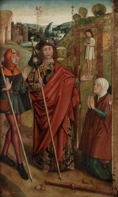 Cud na krzyżu - Dirk Bouts