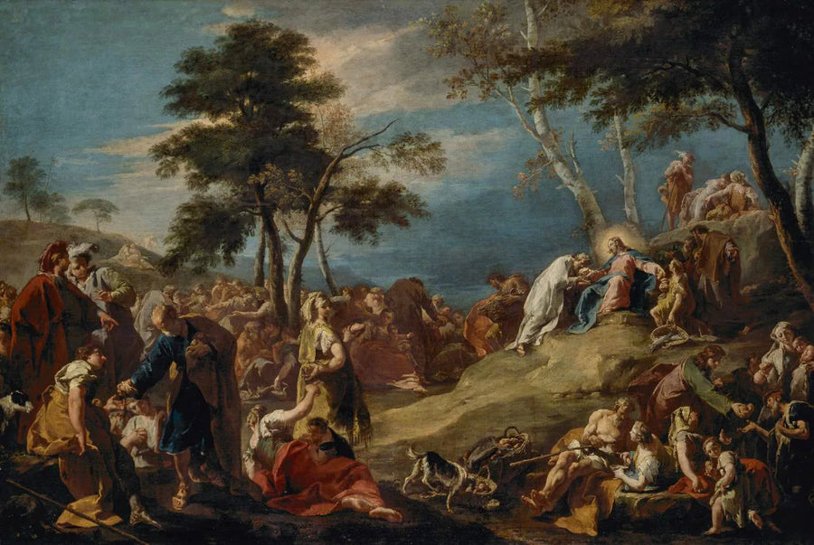 Cud chlebów i ryb - Giovanni Battista Pittoni