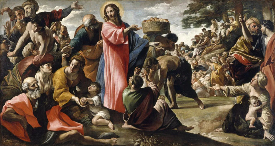 Cud chlebów i ryb - Giovanni Lanfranco
