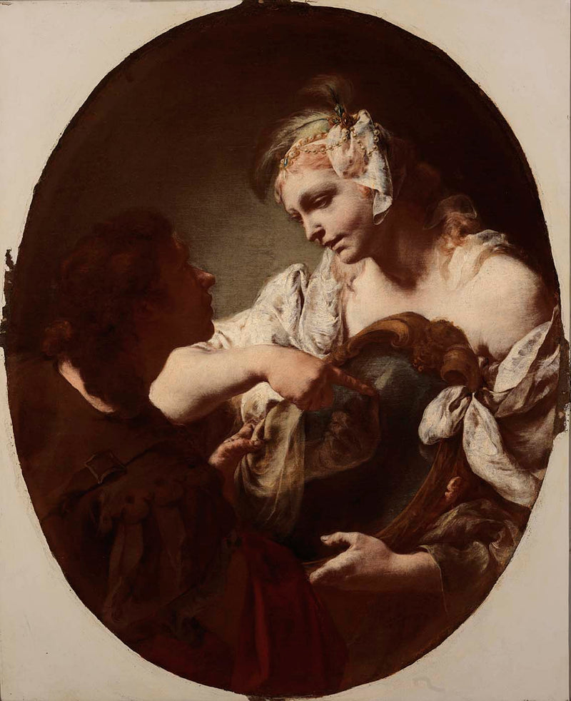 Magiczne Lustro - Giovanni Battista Piazzetta