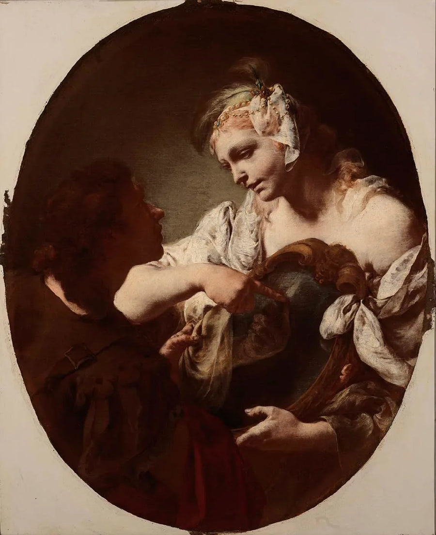 Magiczne Lustro - Giovanni Battista Piazzetta