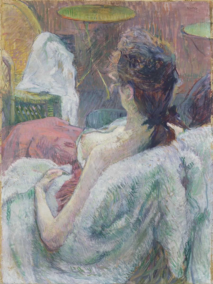 Model w spoczynku - Henri de Toulouse-Lautrec