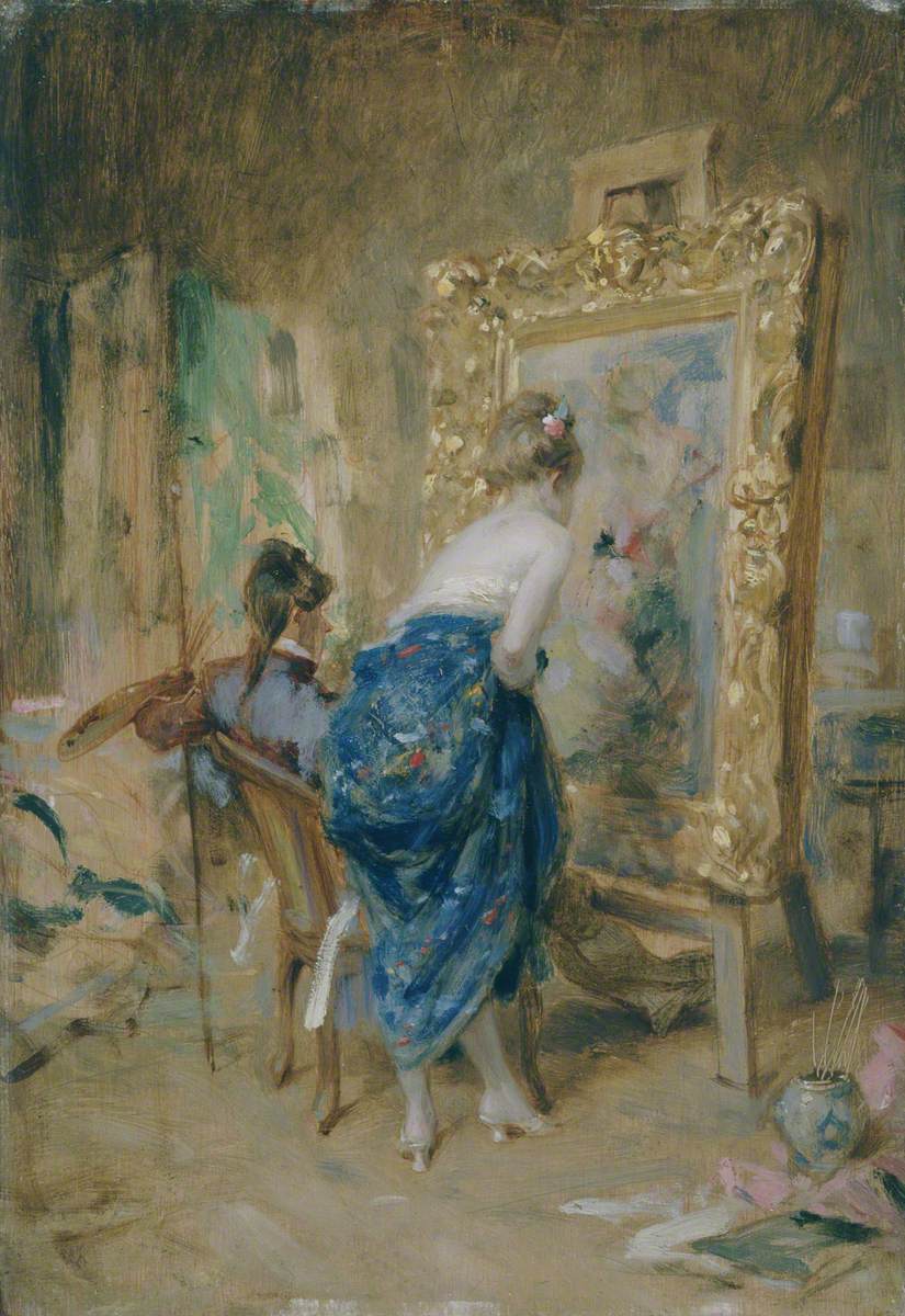 Le modèle de l'artiste - Charles Bargue