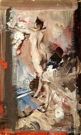 Model artysty, Montecatini - Giovanni Boldini