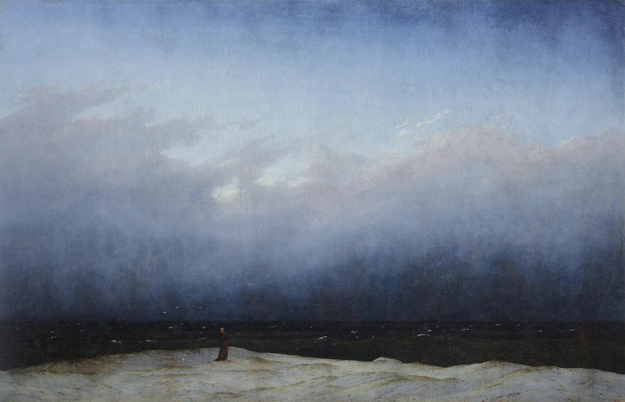 Mnich nad brzegiem morza - Caspar David Friedrich