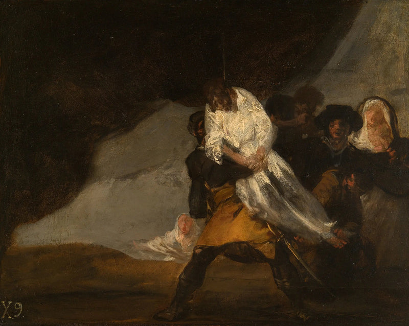 Wiszący mnich - Francisco de Goya