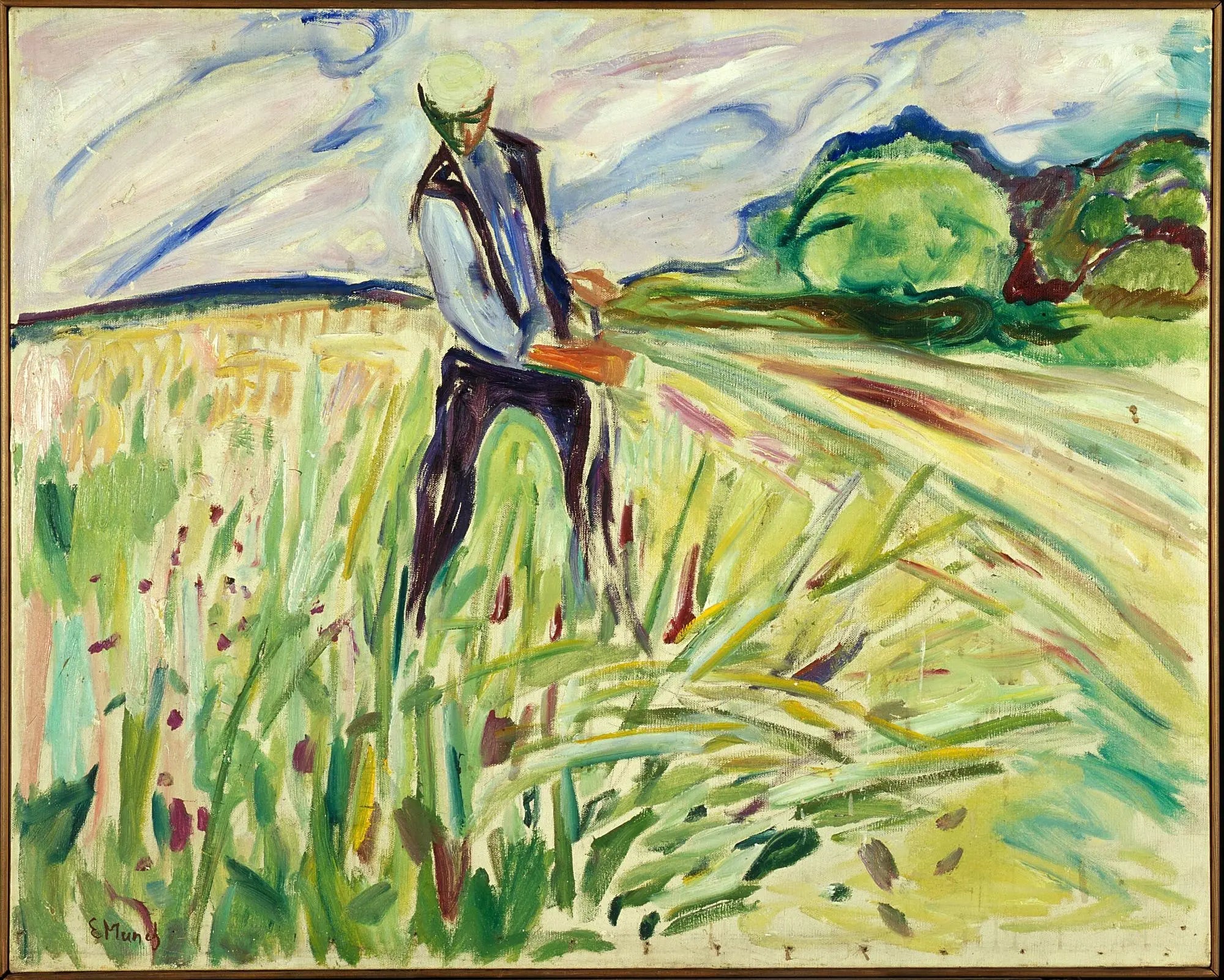 Le Moissonneur - Edvard Munch image 1 tableau peint à l’huile sur toile